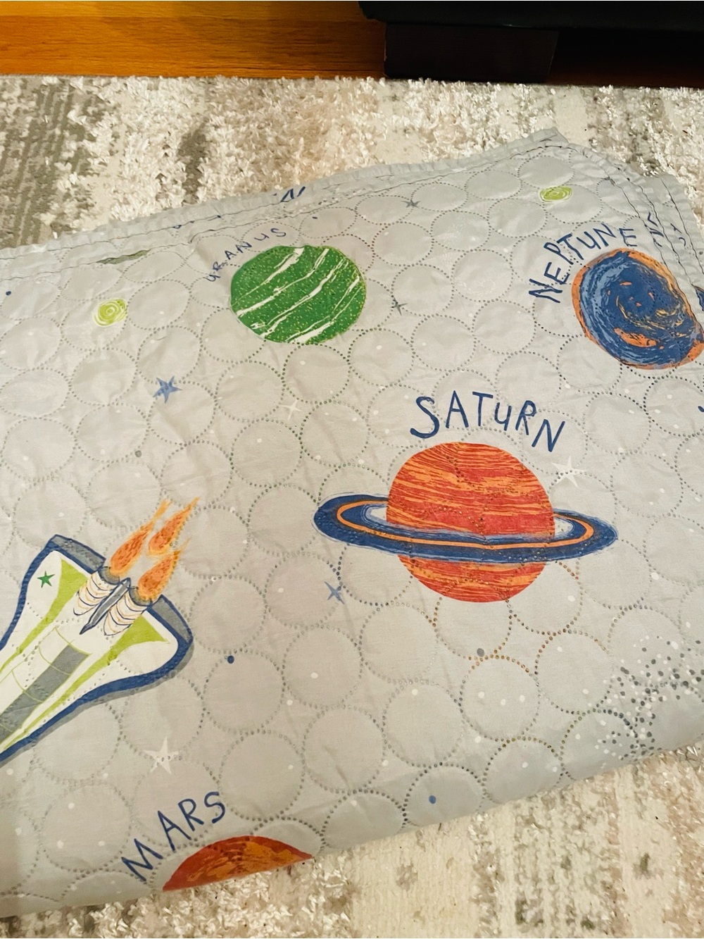 Space Quilted Throw/Comforter - Twin/Full